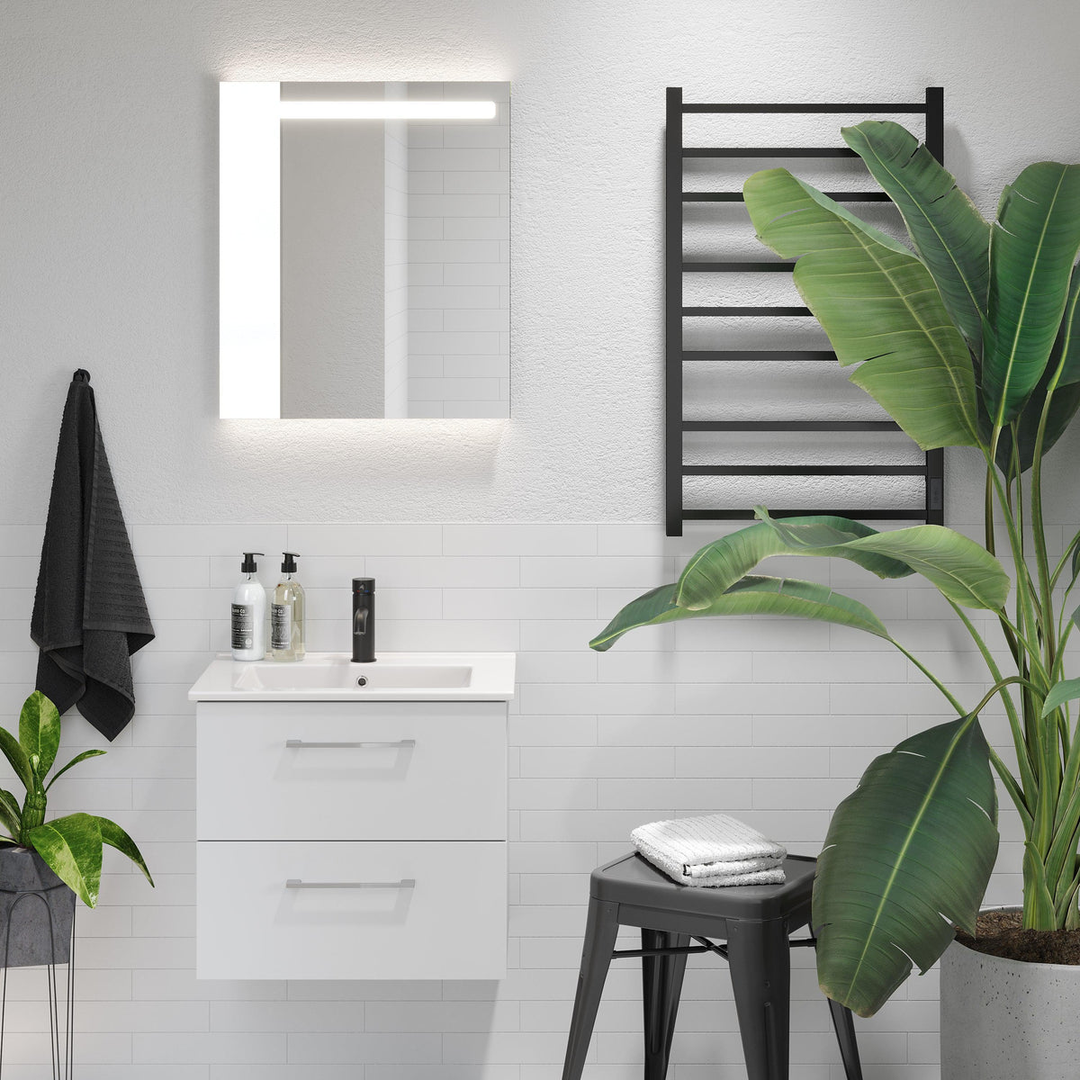 Nordfeld Bathroom Furniture, matt white