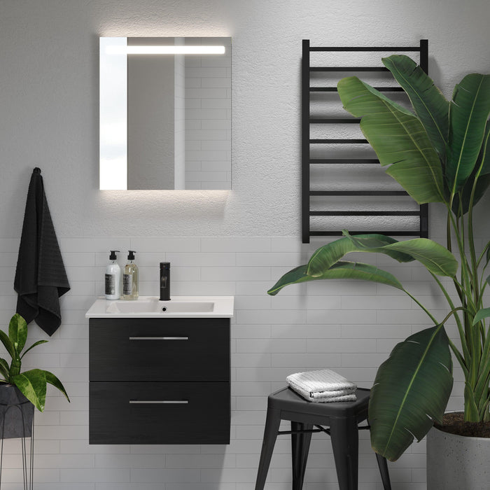 Nordfeld Bathroom Furniture, black Wood