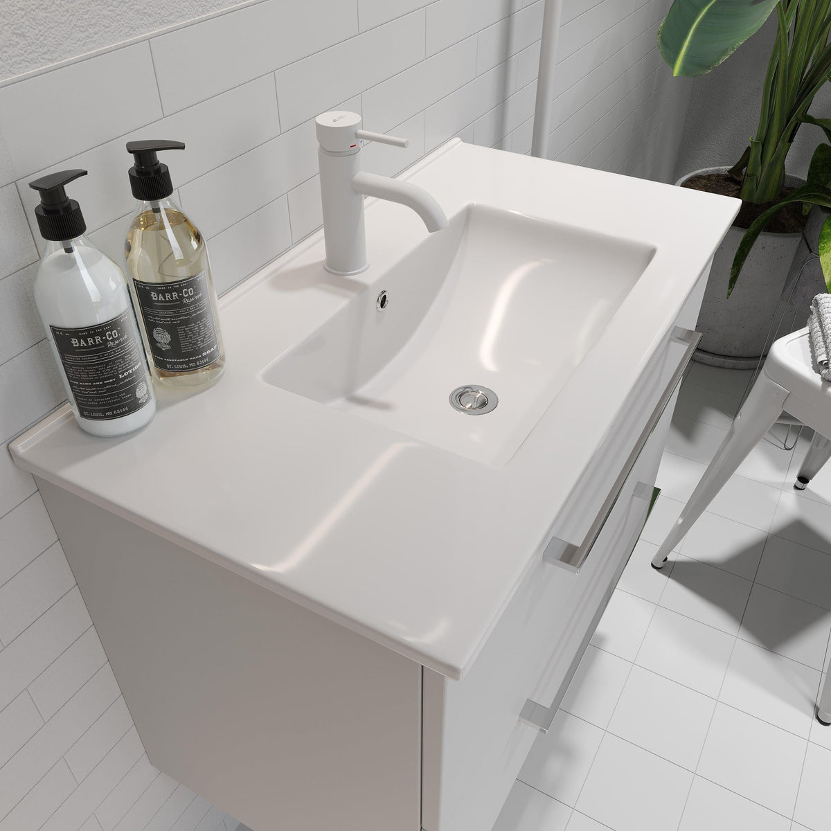 Nordfeld Bathroom Furniture, matt white