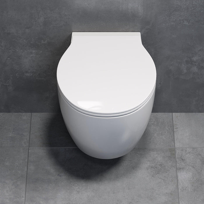 Ikornes Wall-Hung Toilet, Round