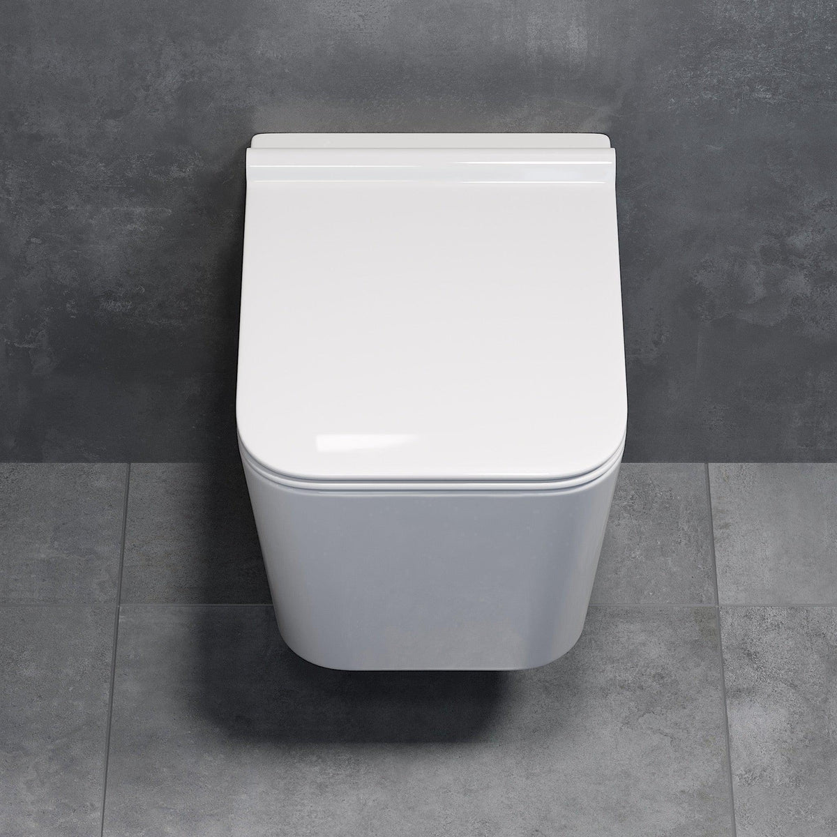 Bromma Wall-Hung Toilet, Square