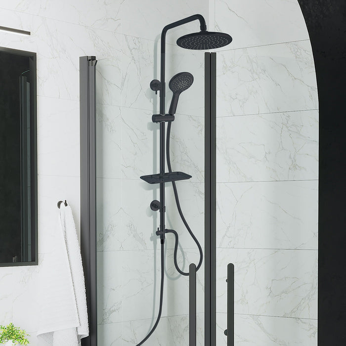 Martofte Shower Set 23 cm Rainfall Shower, matt black