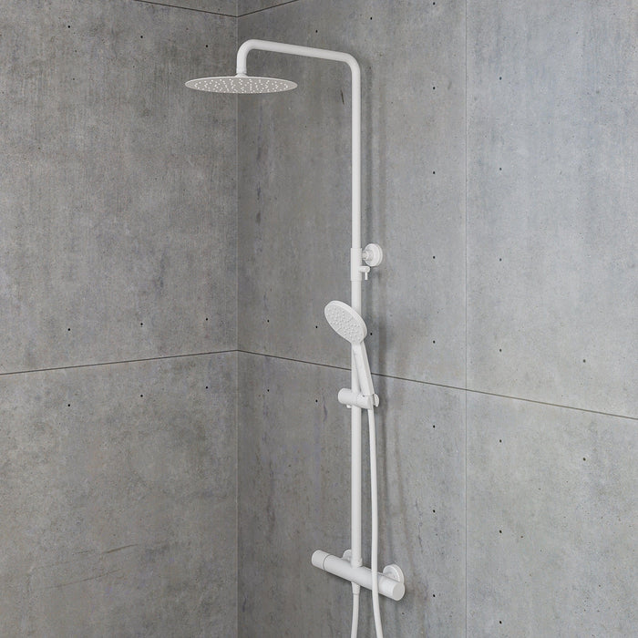 Dragør Thermostatic Shower Set With 25 cm Top Shower Head