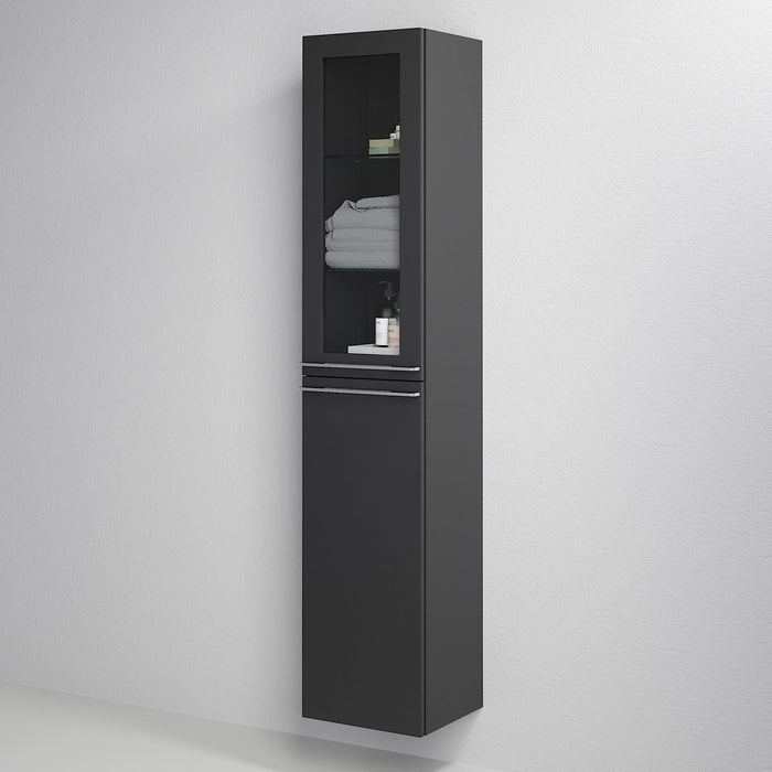 Veiholmen High Cabinet, matt black