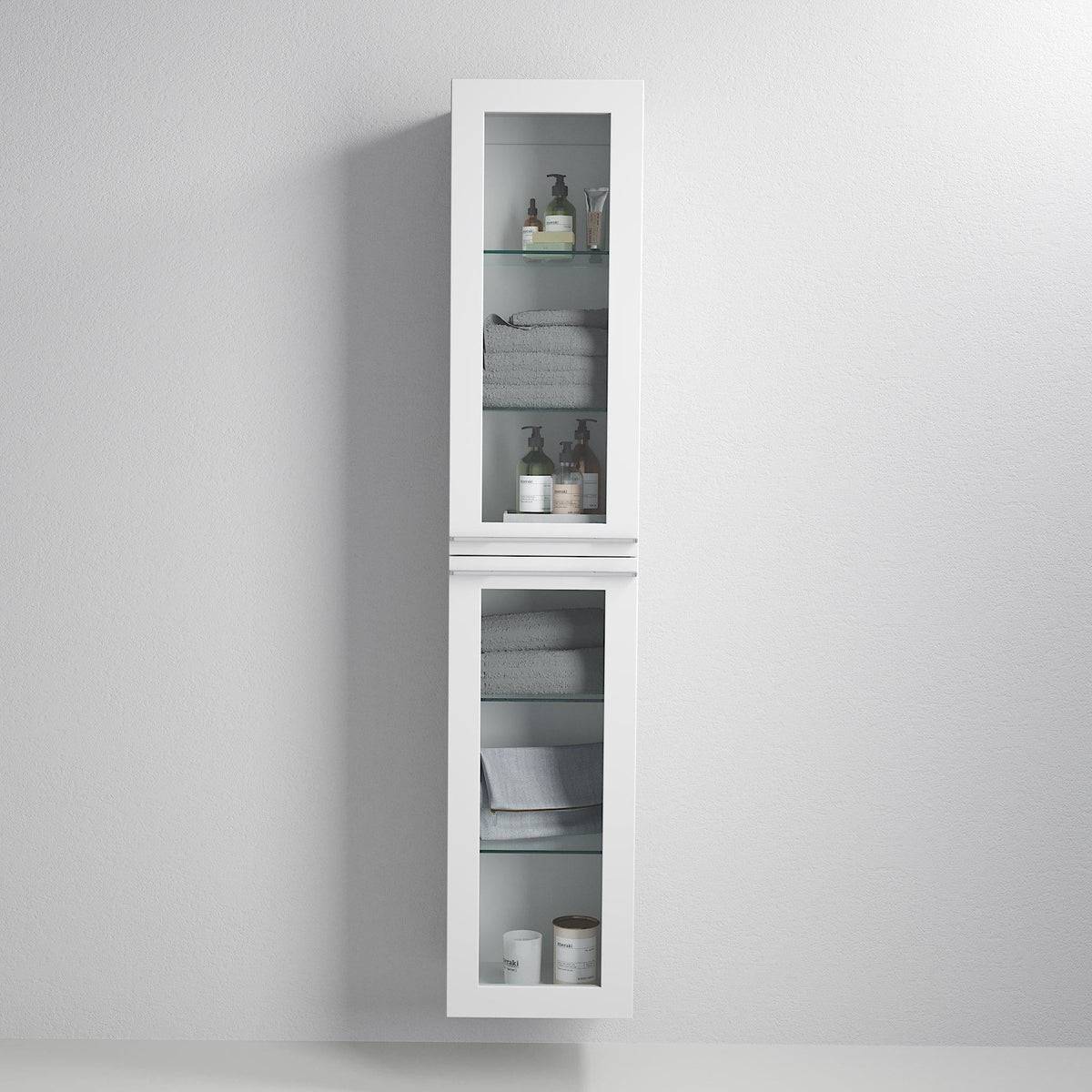 Veiholmen High Cabinet, matt white