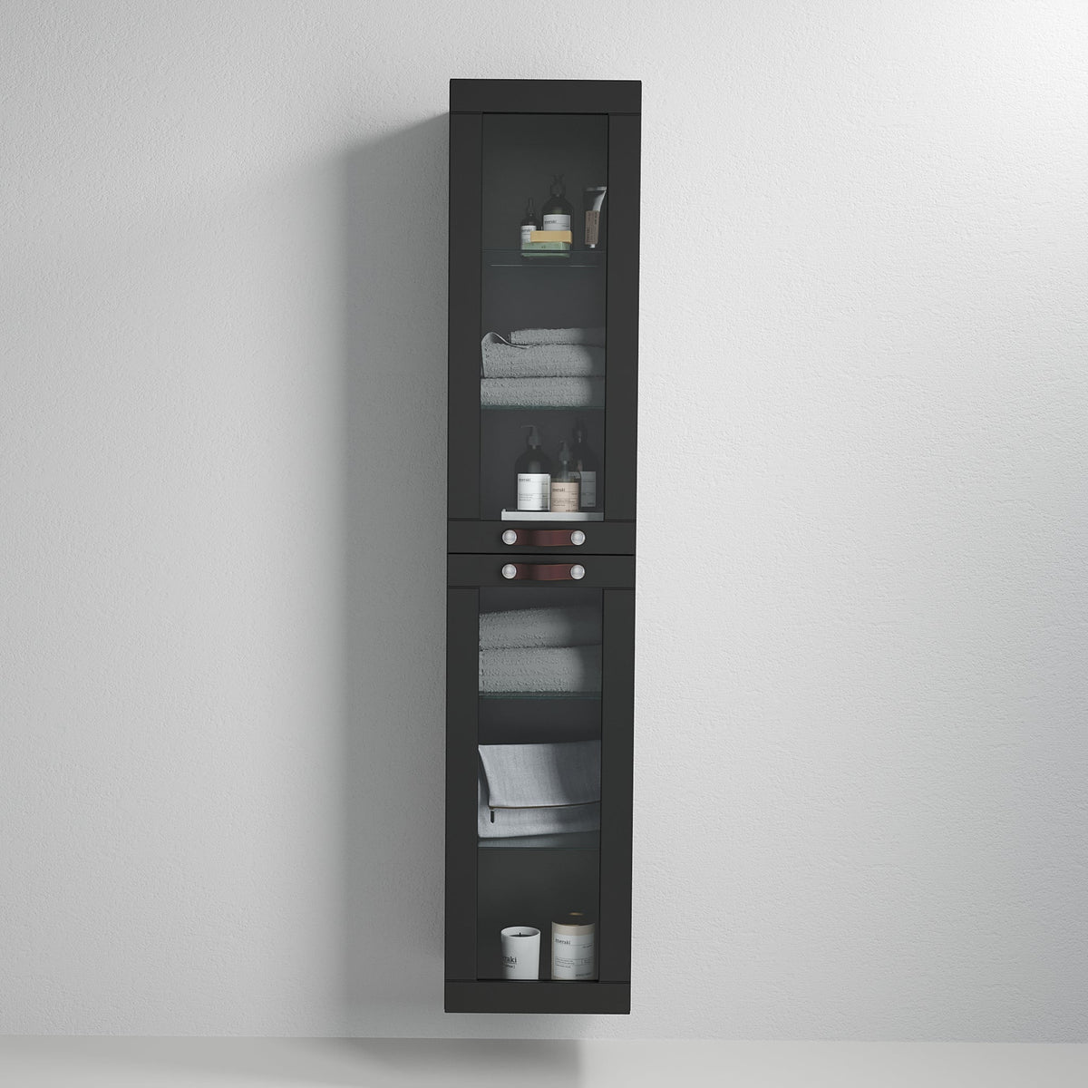 Namsos High Cabinet, matt black