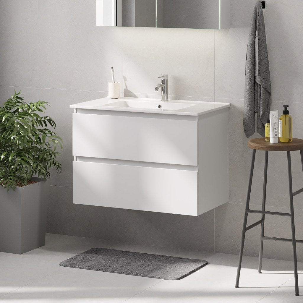 Saltnes Bathroom furniture, matt white