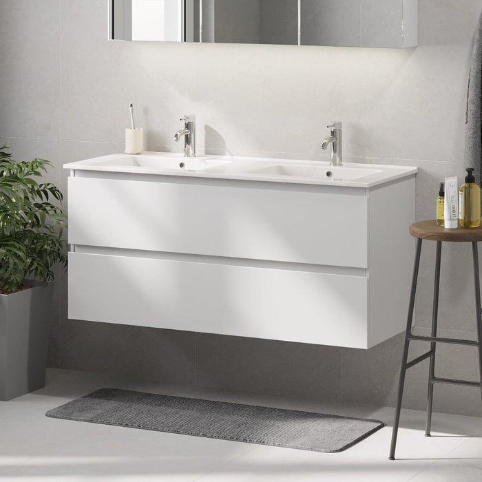 Saltnes Bathroom furniture, matt white