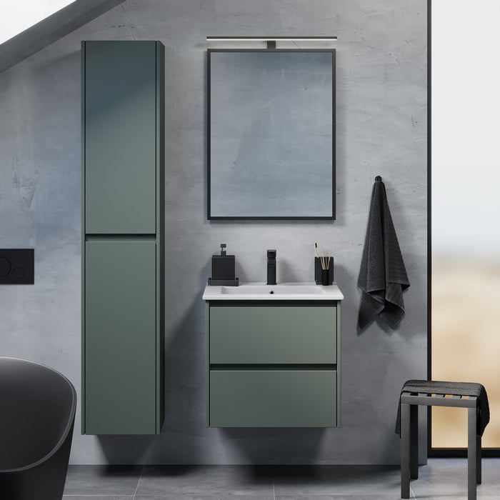 Molde Bathroom Furniture, matt Green