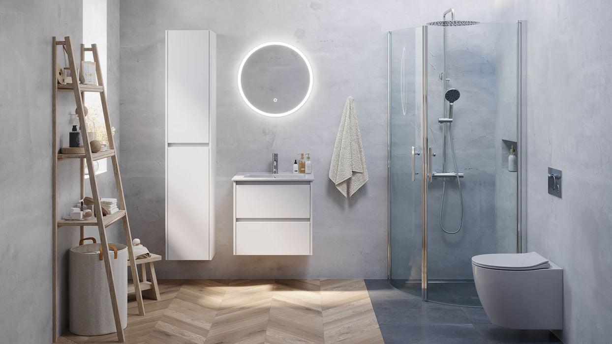 Molde Bathroom Furniture, matt white