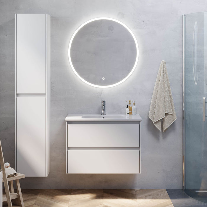 Molde Bathroom Furniture, matt white