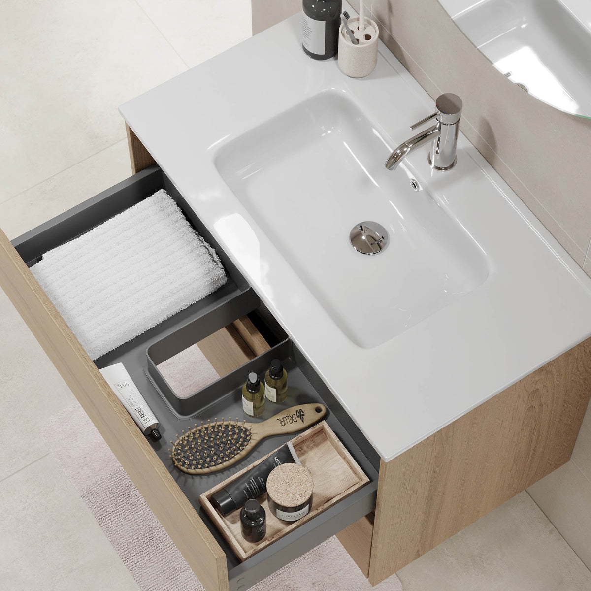 Molde Bathroom Furniture, oak