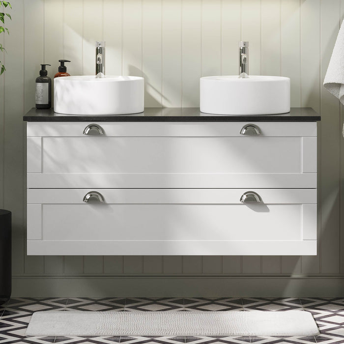 Nabbetorp Bathroom furniture, matt white