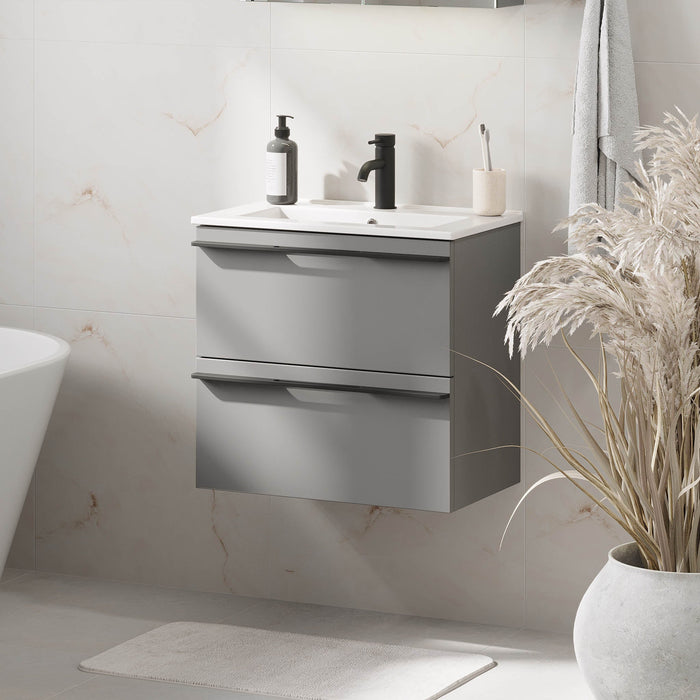 Verdal Bathroom furniture, matt grey