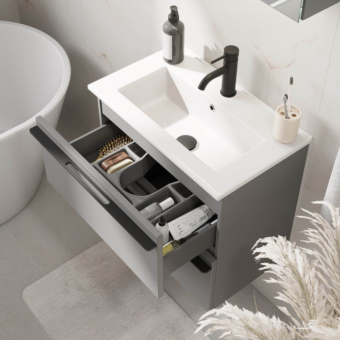 Verdal Bathroom furniture, matt grey