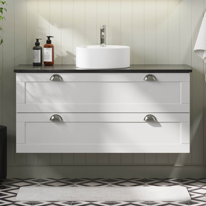 Nabbetorp Bathroom furniture, matt white