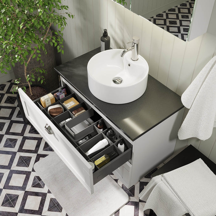 Nabbetorp Bathroom furniture, matt white