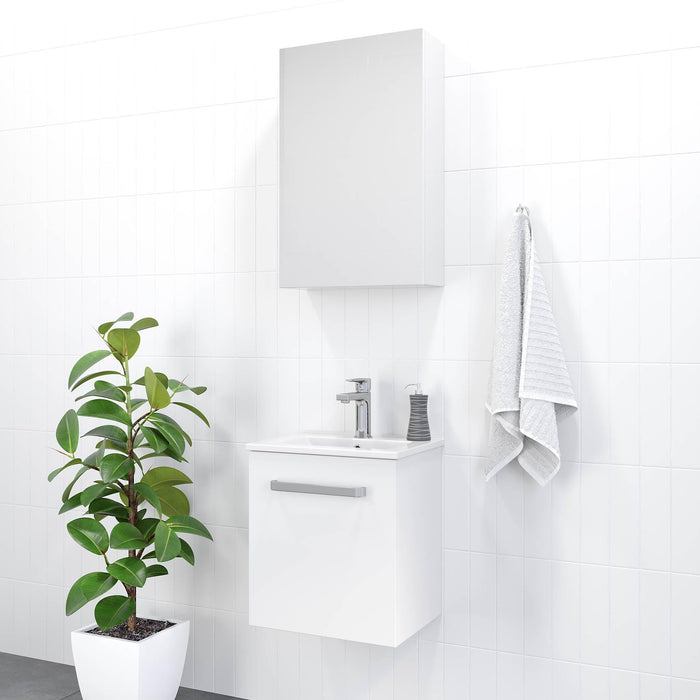 Chicago Classic Bathroom Furniture, white gloss