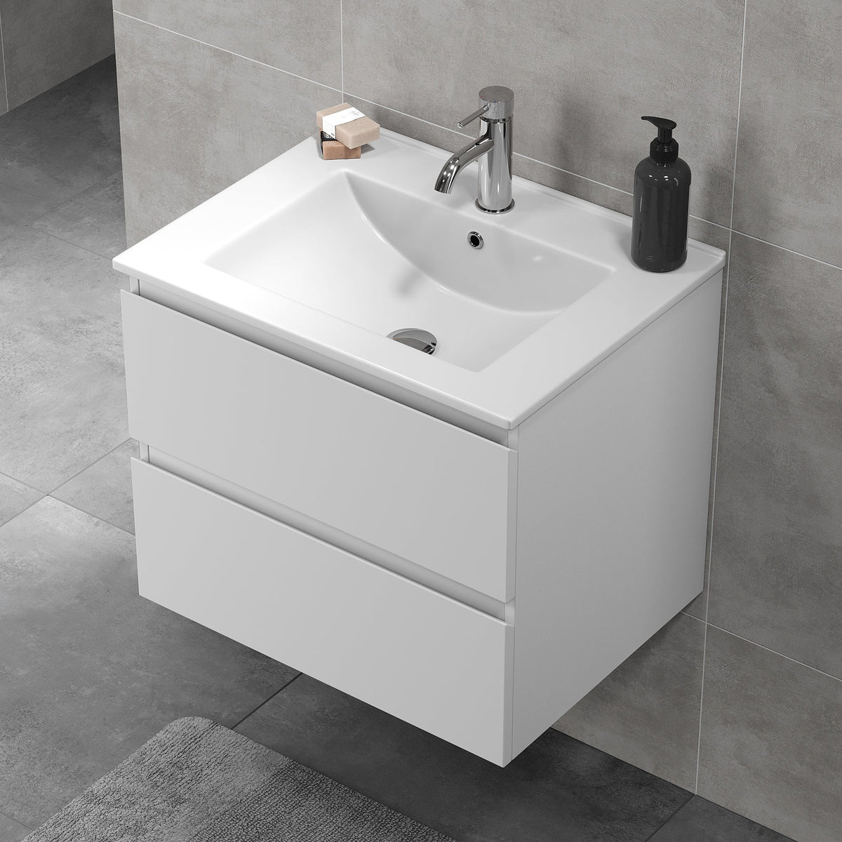 Kenwood Bathroom Furniture, matt white