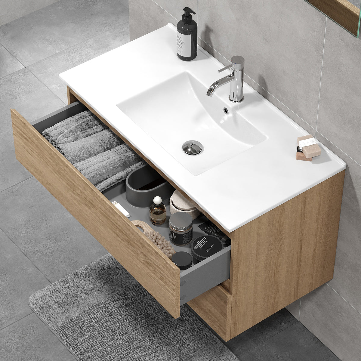 Kenwood Bathroom Furniture, Oak