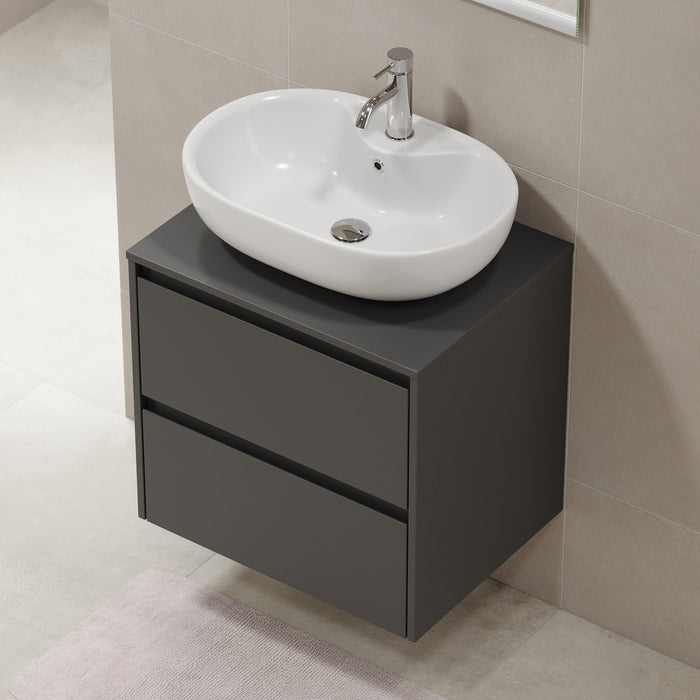 Svalbard Bathroom Furniture, grey matt