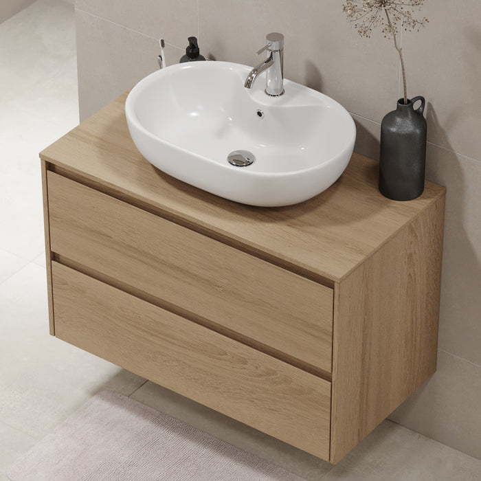 Svalbard Bathroom Furniture, oak