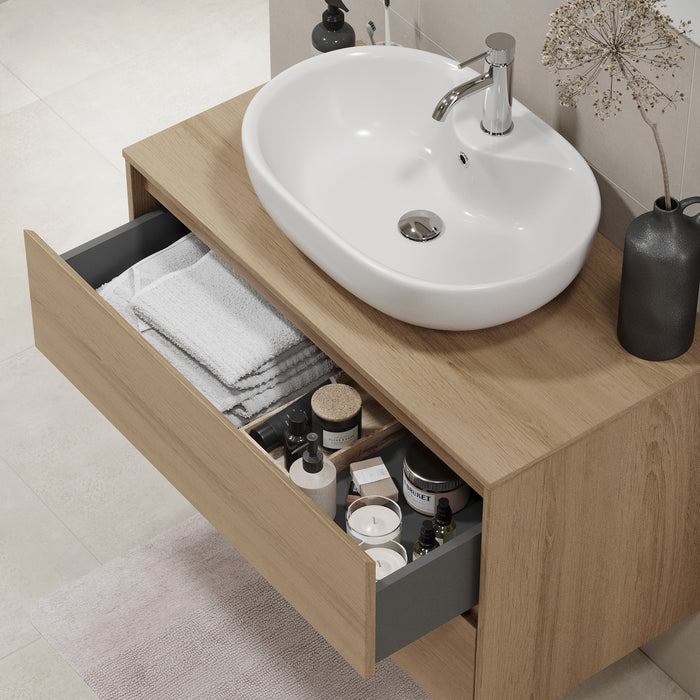 Svalbard Bathroom Furniture, oak