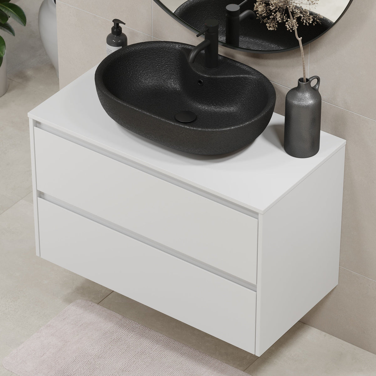 Seiland Bathroom Furniture, white matt