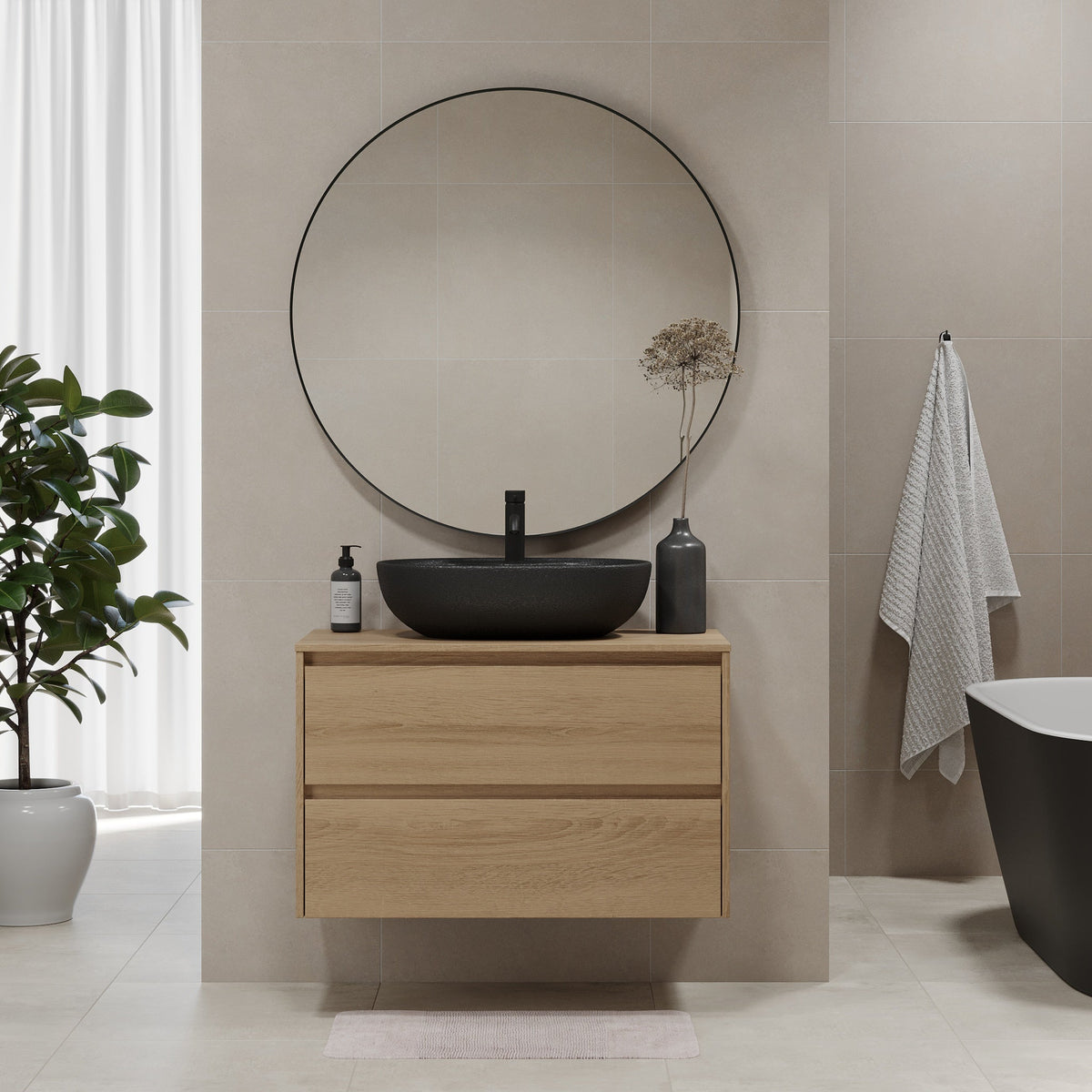 Seiland Bathroom Furniture, oak