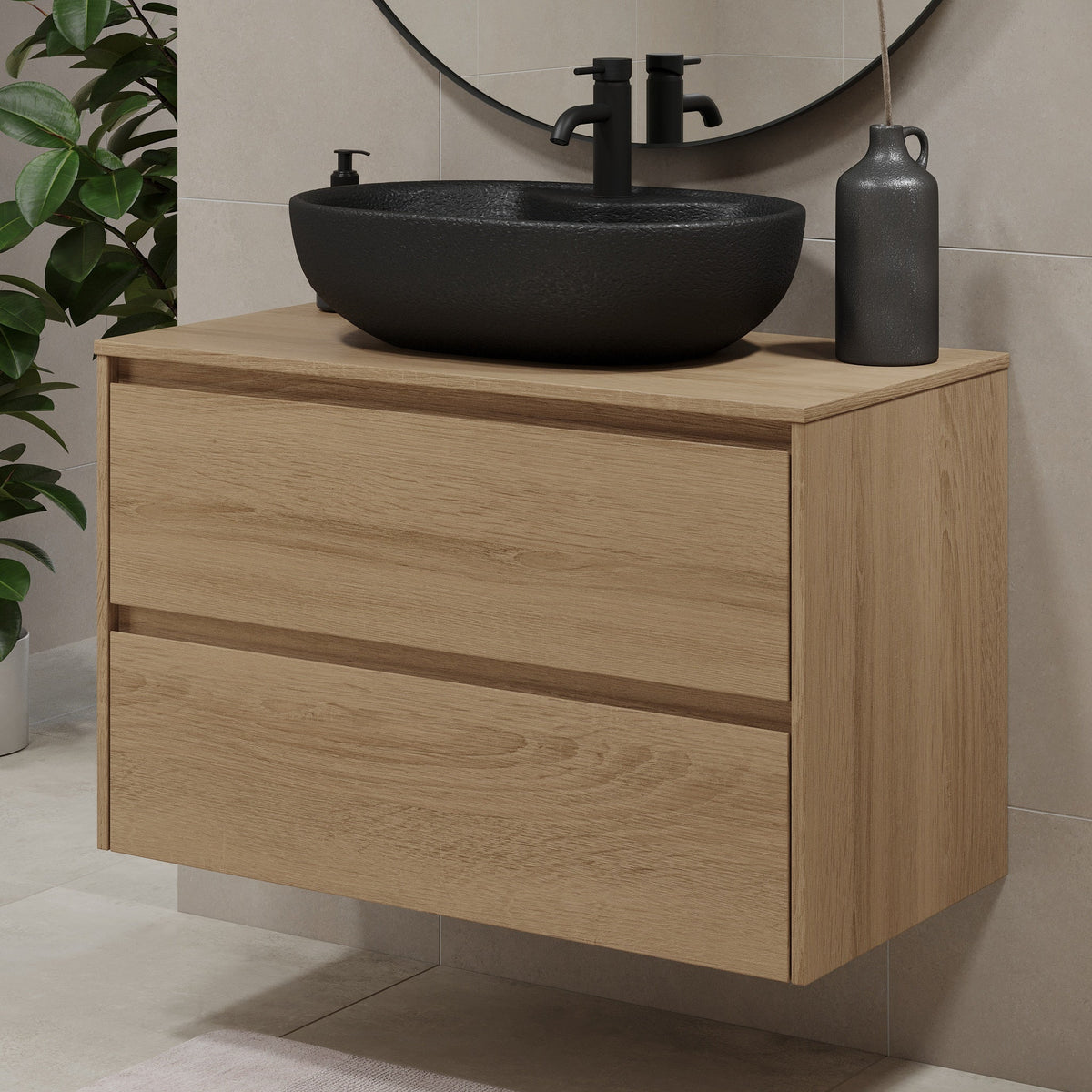 Seiland Bathroom Furniture, oak