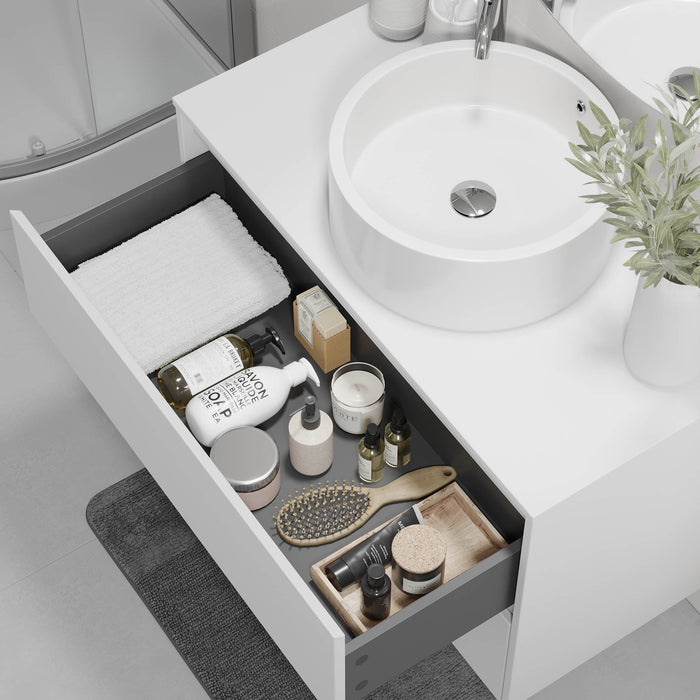 Lofoten Bathroom Furniture, white matt