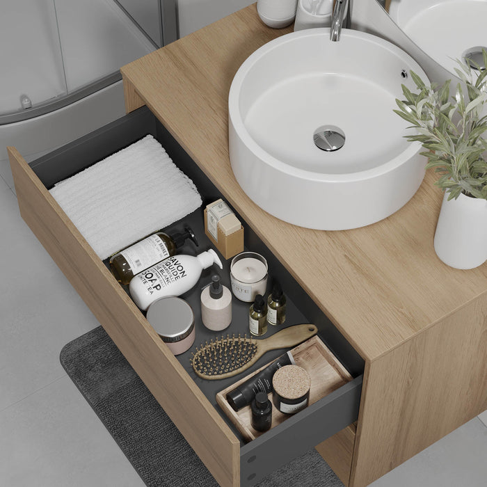 Lofoten Bathroom Furniture, oak