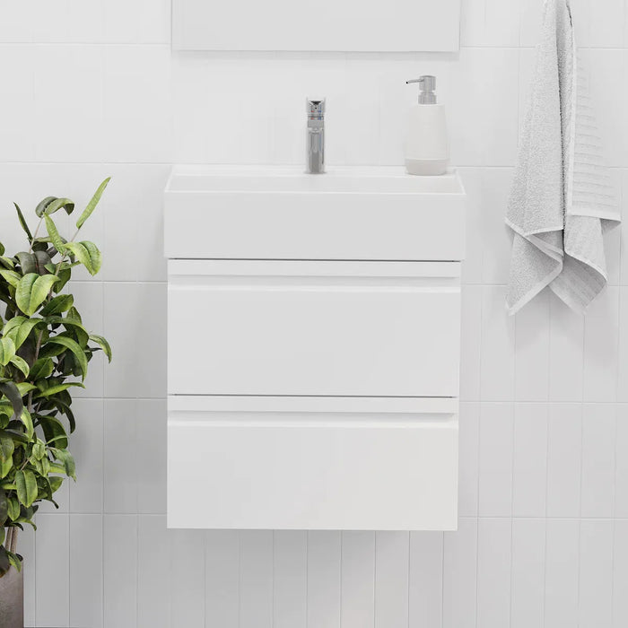 Karvåg Bathroom Furniture, white gloss