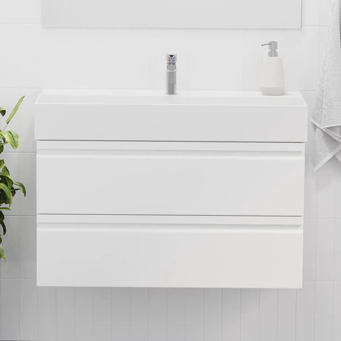 Karvåg Bathroom Furniture, white gloss