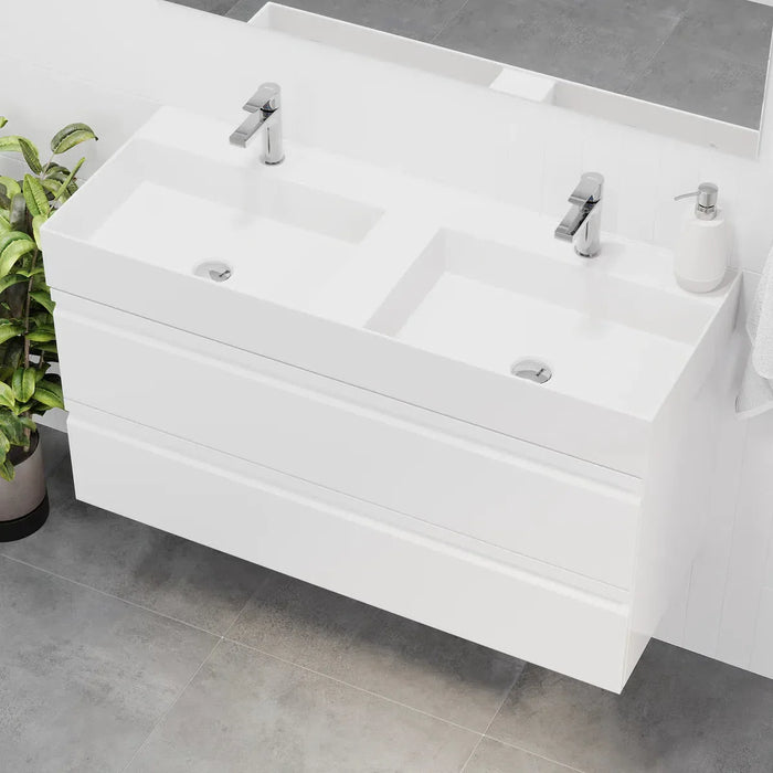 Karvåg Bathroom Furniture, white gloss