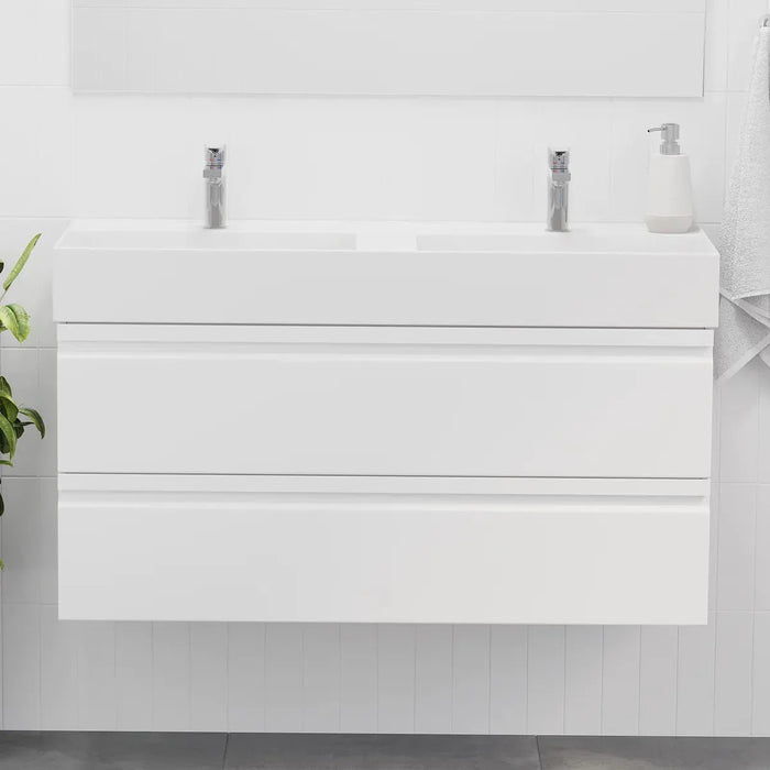 Karvåg Bathroom Furniture, white gloss