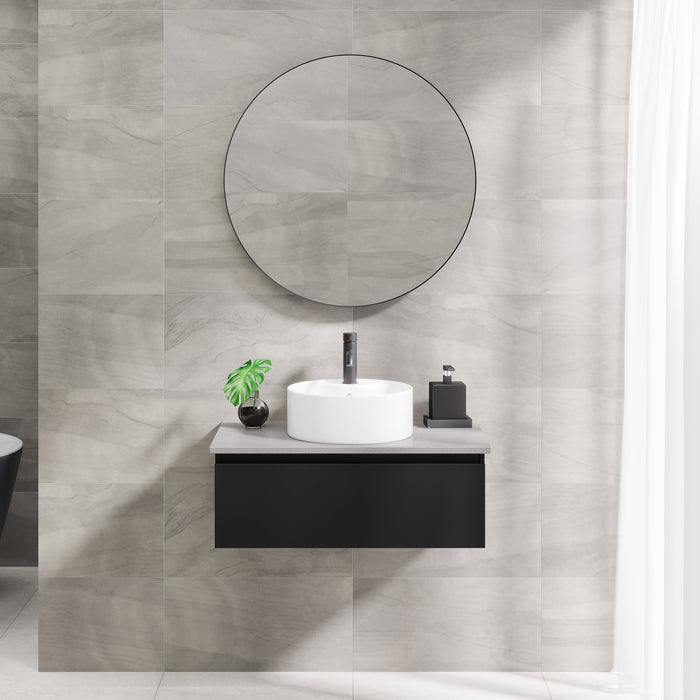 Stavanger Bathroom Furniture, matt black