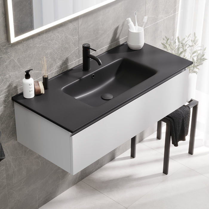 Selnes Compact Bathroom Furniture, matt white