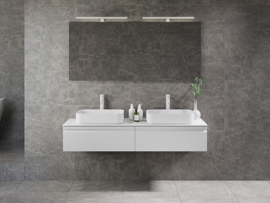 Kvinesdal bathroom furniture, Matte White