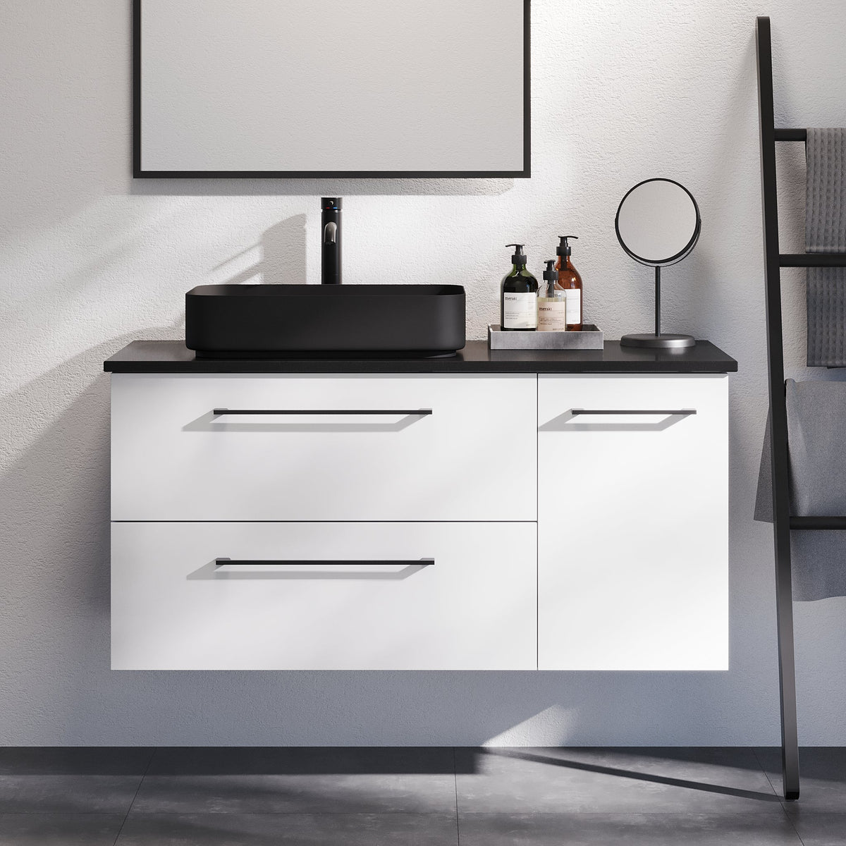 Vårhus Bathroom Furniture, matt white