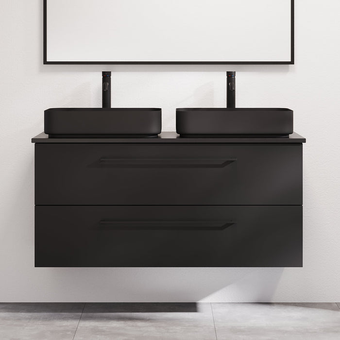 Vårhus Bathroom Furniture, matt black