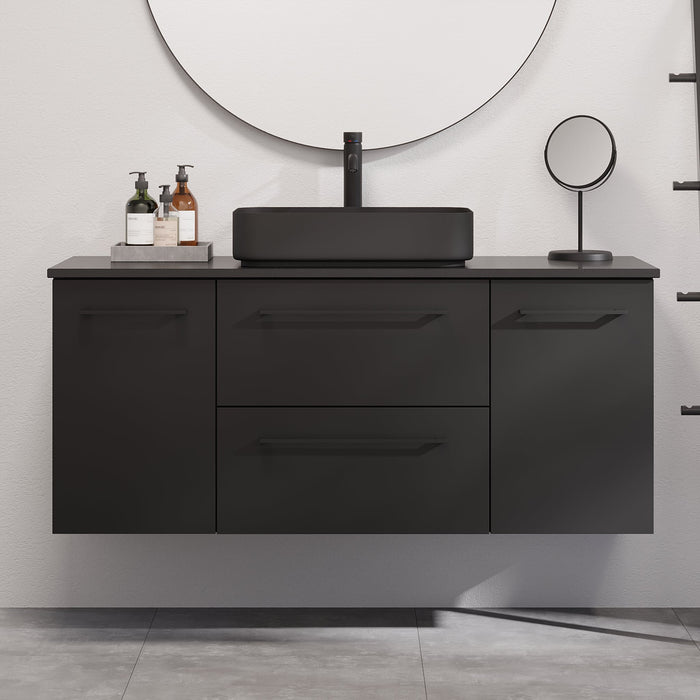 Vårhus Bathroom Furniture, matt black