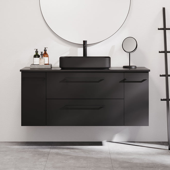 Vårhus Bathroom Furniture, matt black