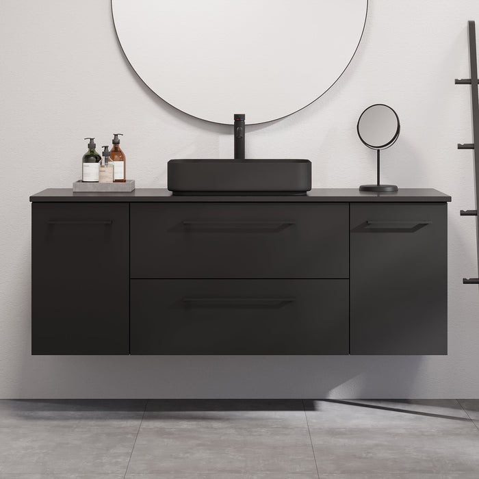 Vårhus Bathroom Furniture, matt black