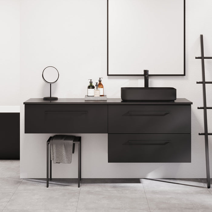 Vårhus Bathroom Furniture, matt black