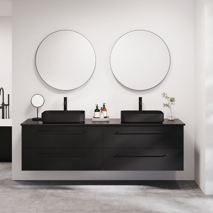 Vårhus Bathroom Furniture, matt black