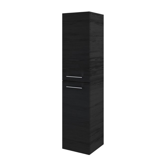 Moland High Cabinet, black Wood