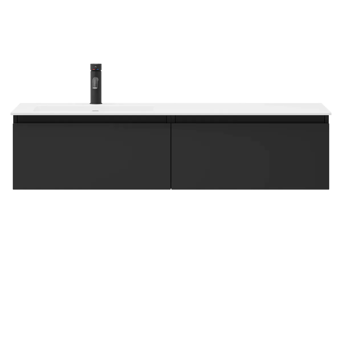 Sarnes Bathroom Furniture, matt black