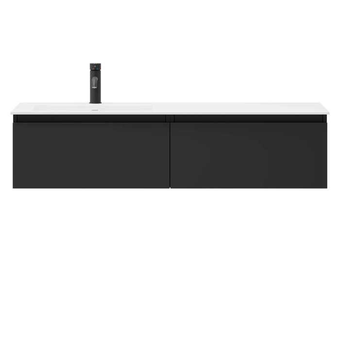 Sarnes Bathroom Furniture, matt black