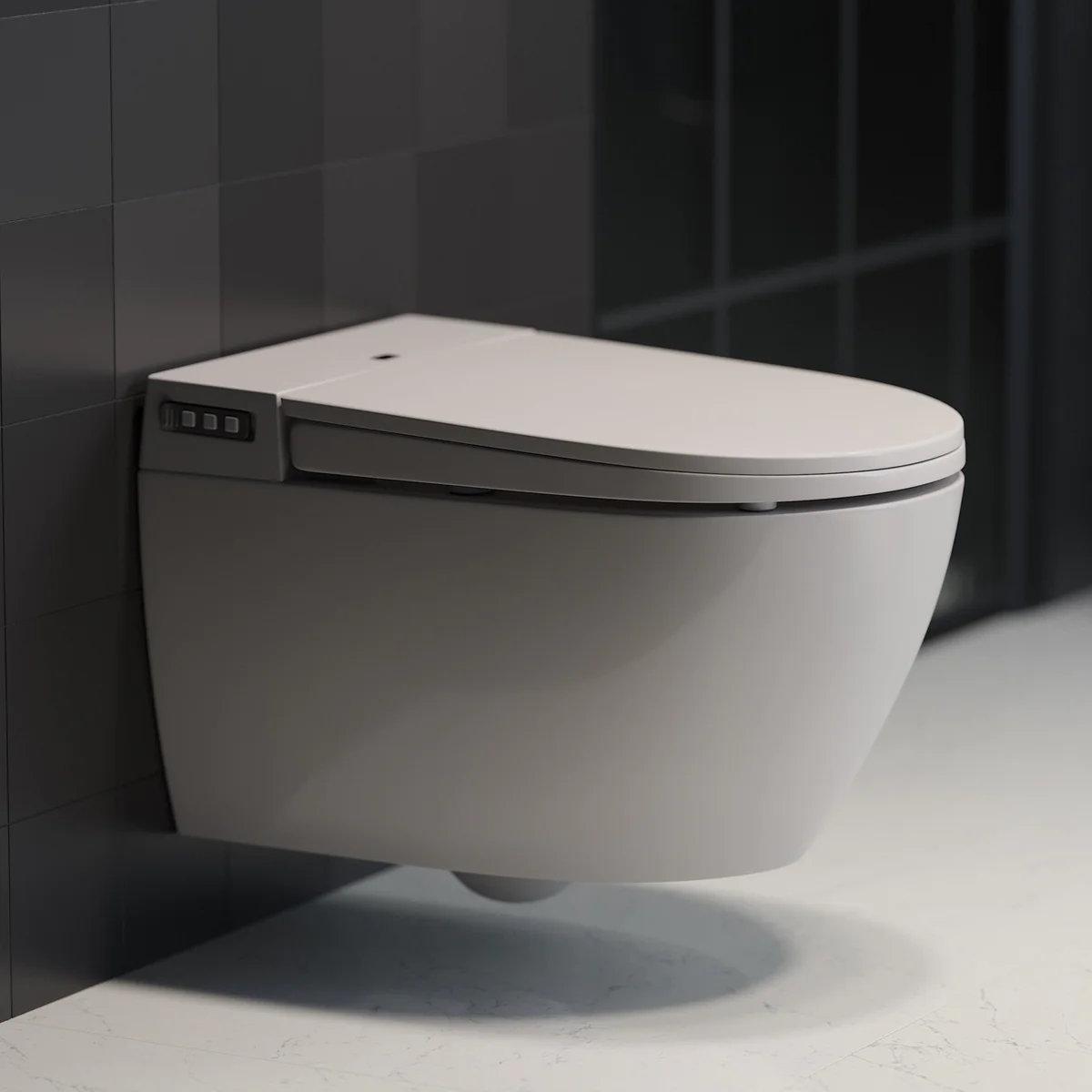 Væghængt Fjäll Bidet Toilet